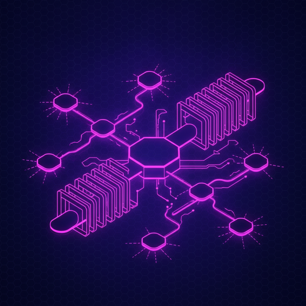 A round trip being folded, batched and overlapped to hide latency